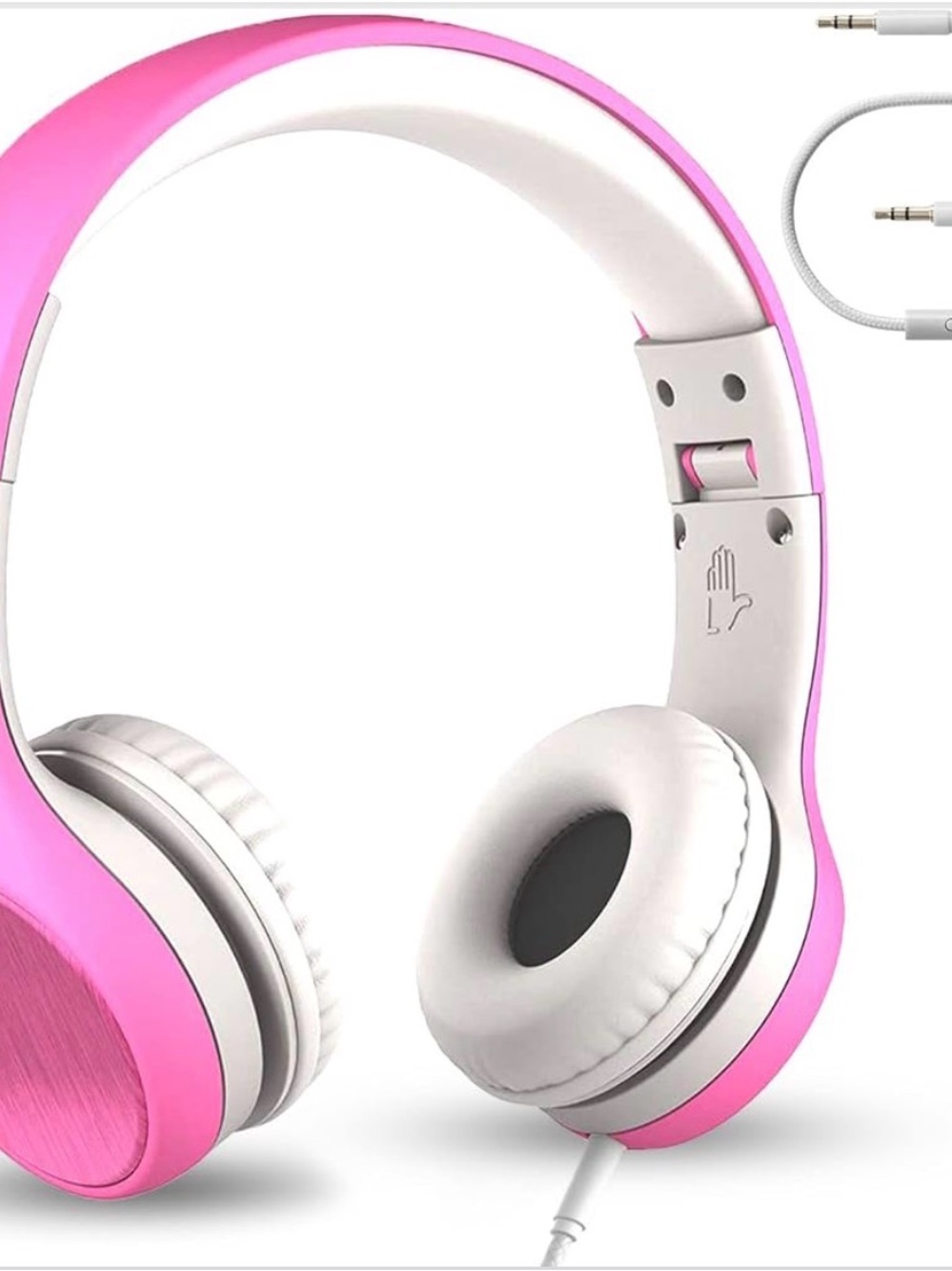 Lil Gadgets Pink and White kids Headphones